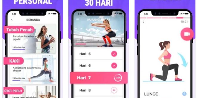 Mengatur Latihan Harian Dengan Aplikasi Fitness Di Smartphone